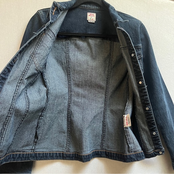 Miss Sixty Basic Italy Dark Wash Fitted Denim Jacket Size XS Y2K - Picture 3 of 9